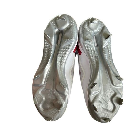 Adidas PureHustle Womens Metal Softball Cleats Size 7 Red white New with tags - Picture 6 of 7